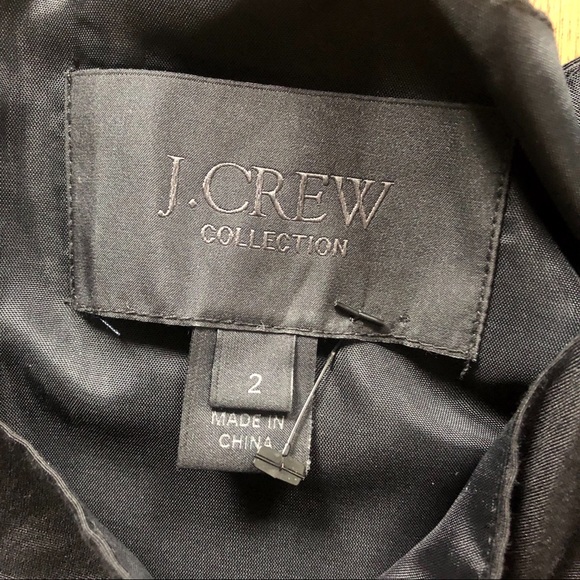 J. Crew Collection Puff Sleeve Black Dress - Picture 15 of 15
